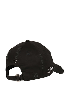 X NEWERA YANKEES CAP / DMGBLK