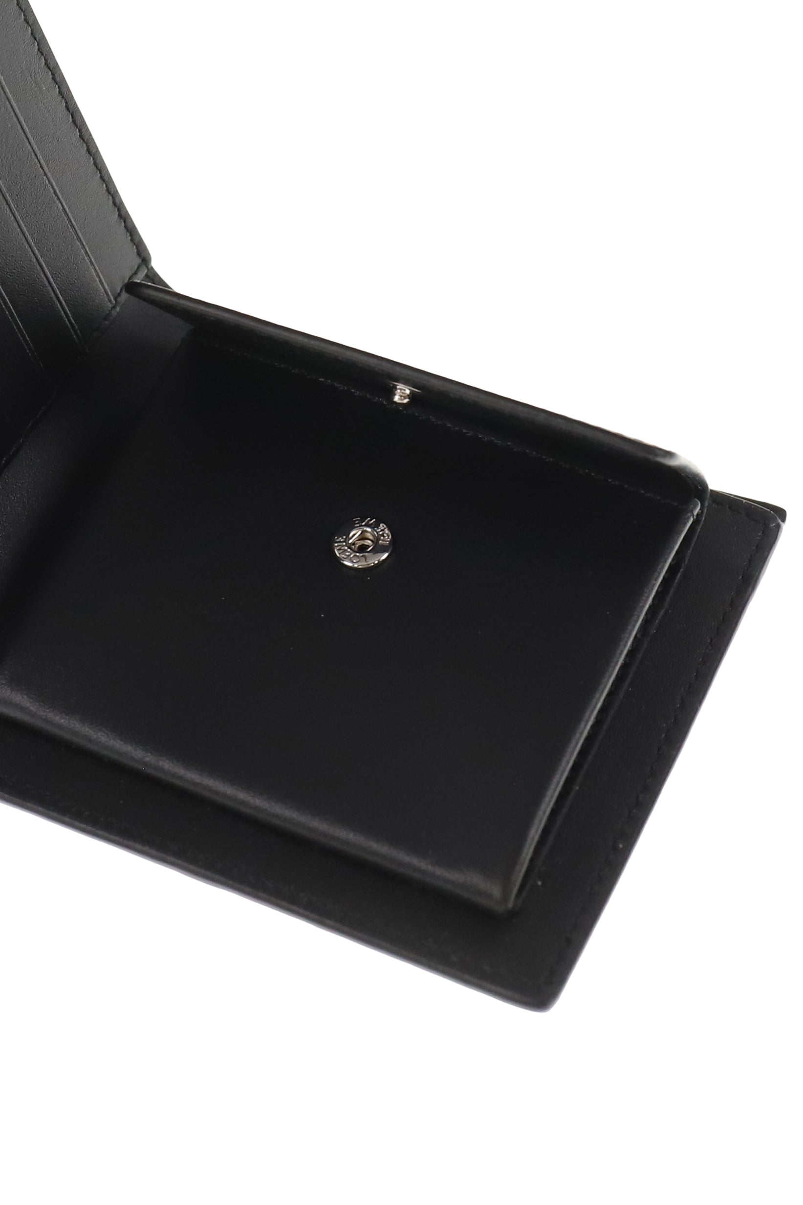PUZZLE EDGE BIFOLD COIN WALLET / BLK