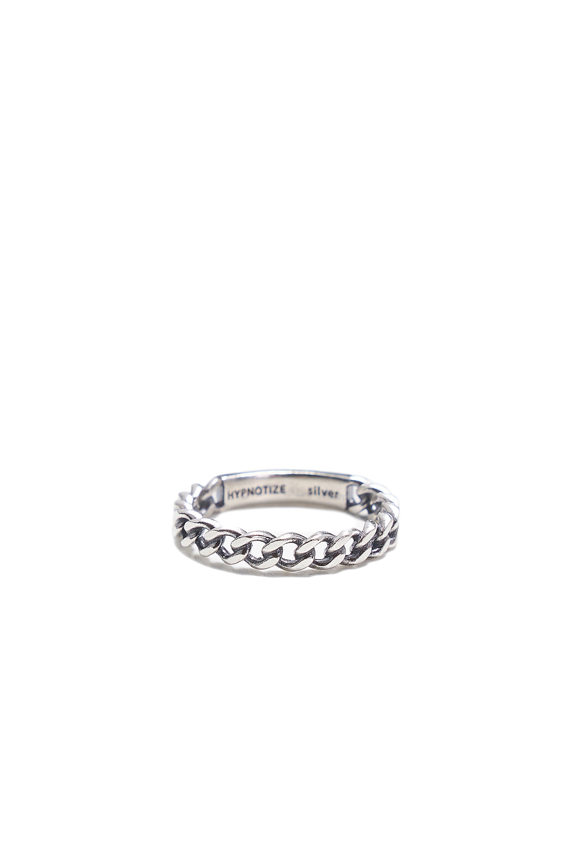 HYPNOTIZE ヒプノタイズ SS23 CHAIN SILVER RING / SIL -NUBIAN