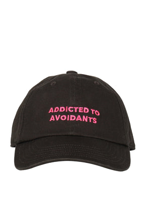 GREY LETTER EMBROIDERED BASEBALL CAP / GRY