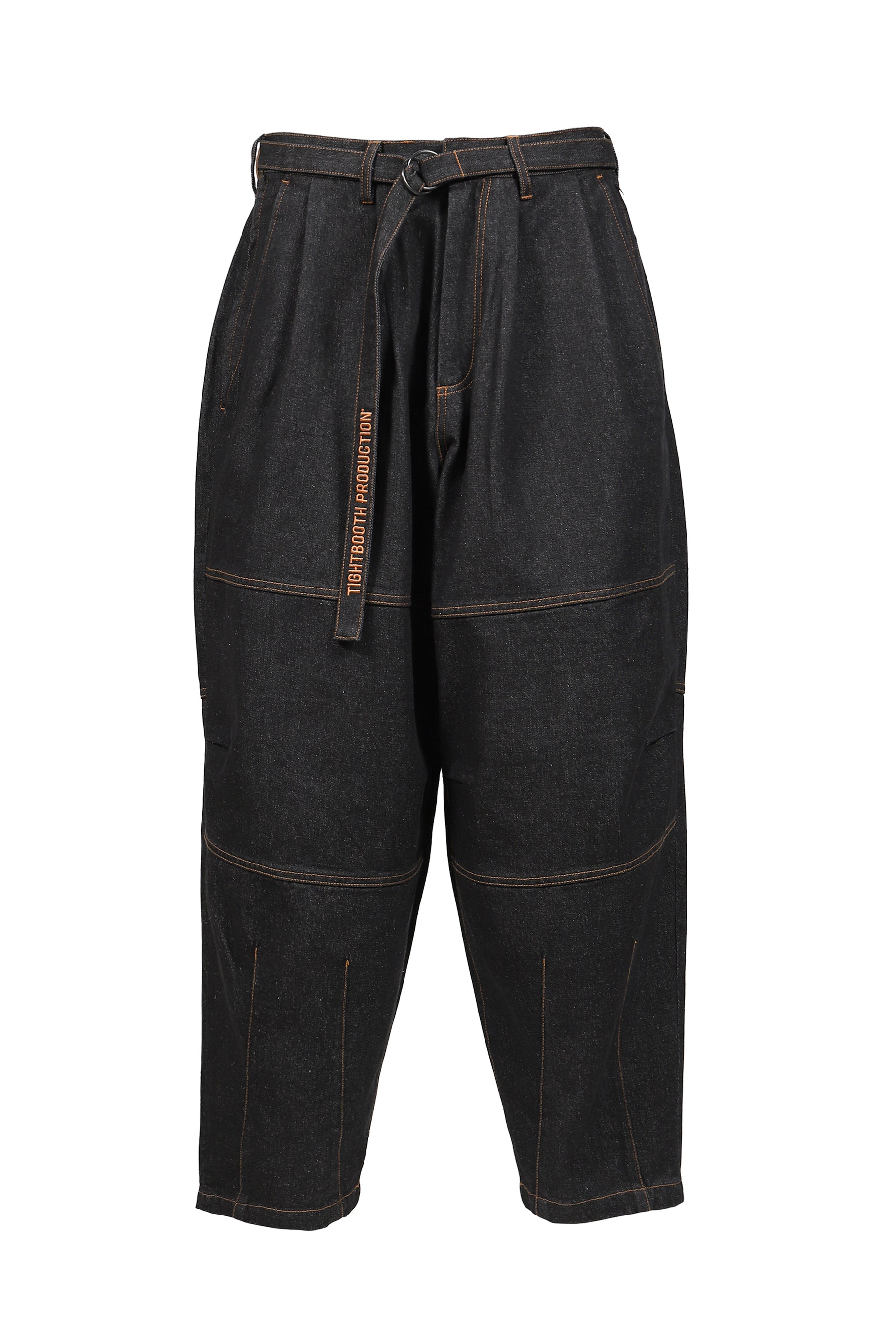 TIGHTBOOTH タイトブース SS26 DENIM BALLOON PANTS / BLK - NUBIAN