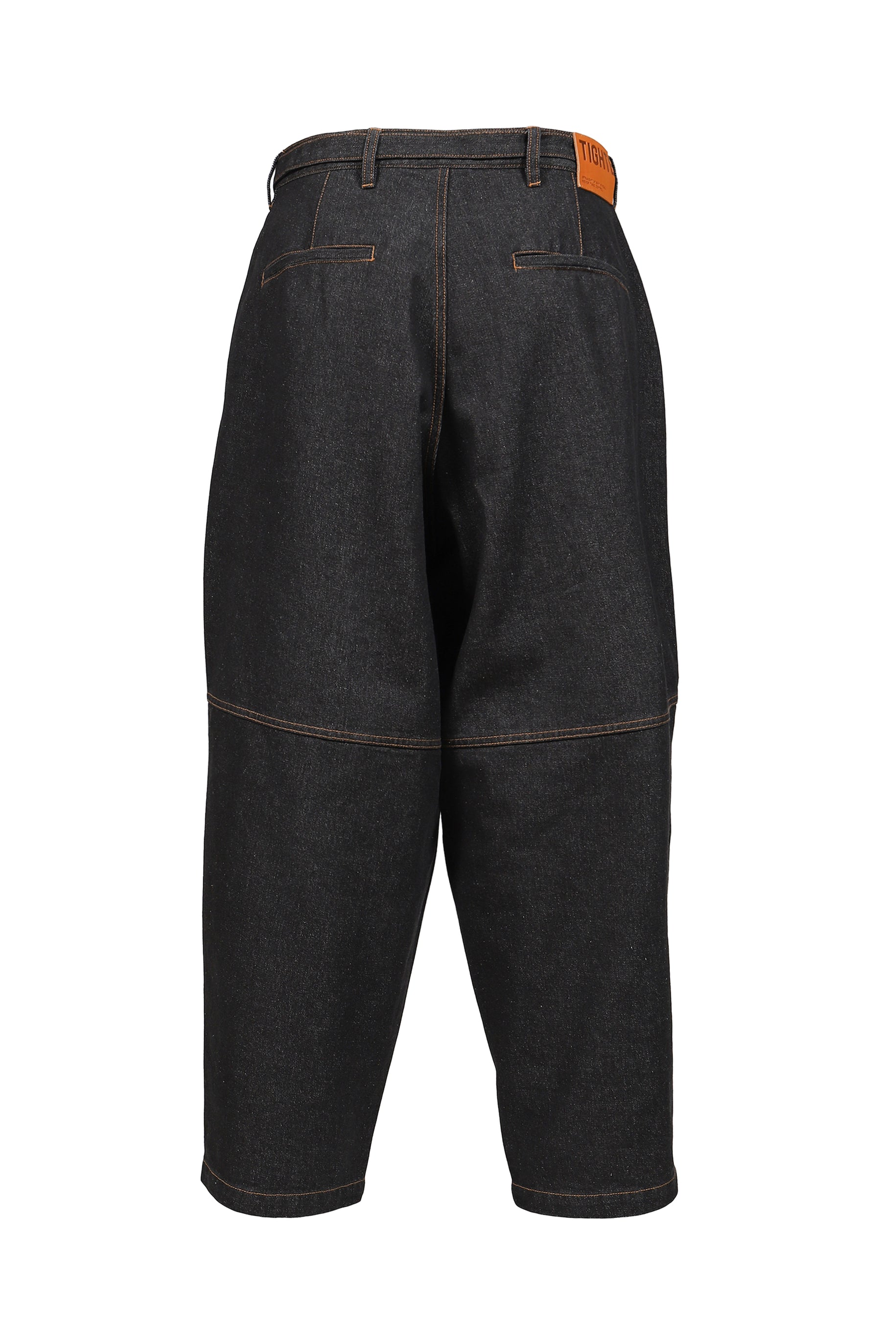 TIGHTBOOTH タイトブース SS26 DENIM BALLOON PANTS / BLK - NUBIAN