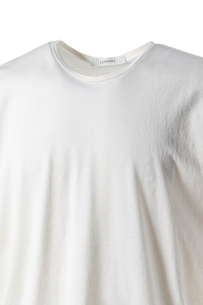 LEMAIRE RELAXED T-SHIRT / CHALK WHT