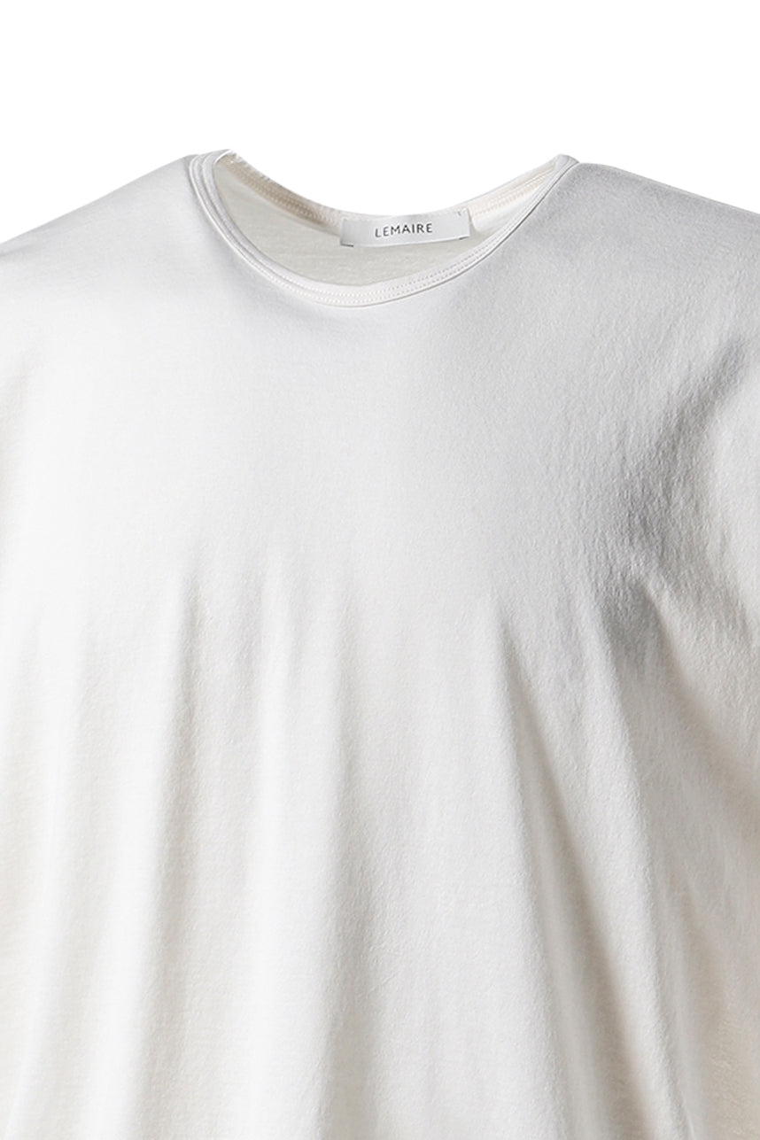 LEMAIRE RELAXED T-SHIRT / CHALK WHT