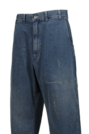 BREAKFAST DENIM FATTY PANTS / BLUE