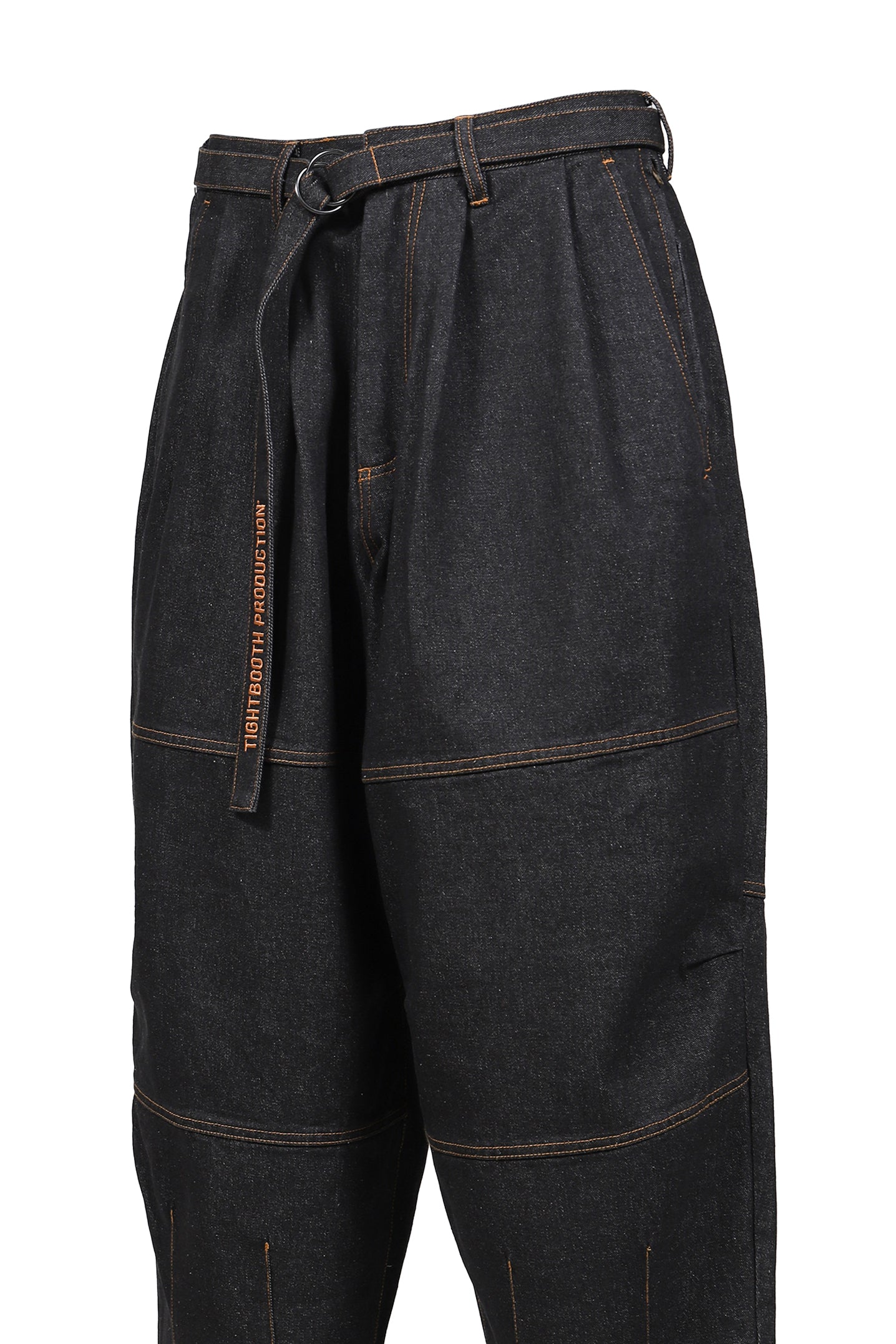 DENIM BALLOON PANTS / BLK