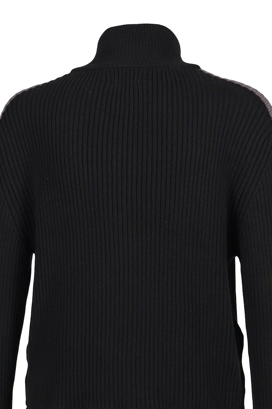 DOUBLE ZIP KNIT / BLACK