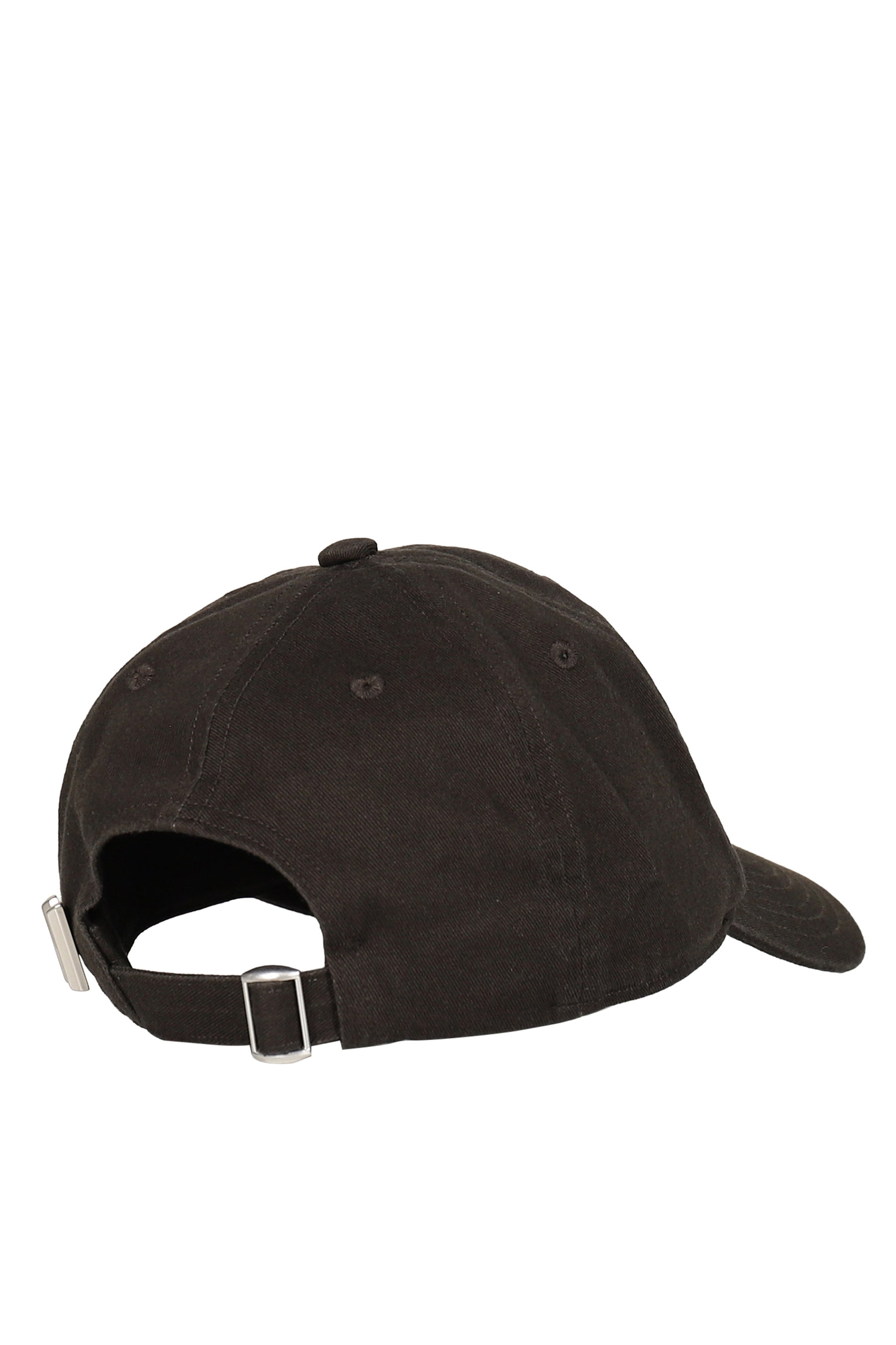 GREY LETTER EMBROIDERED BASEBALL CAP / GRY
