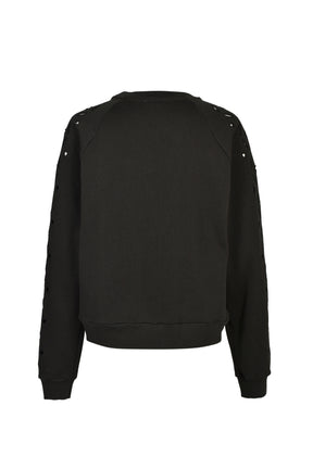 HEART HOLE VC SWEATSHIRT / BLK