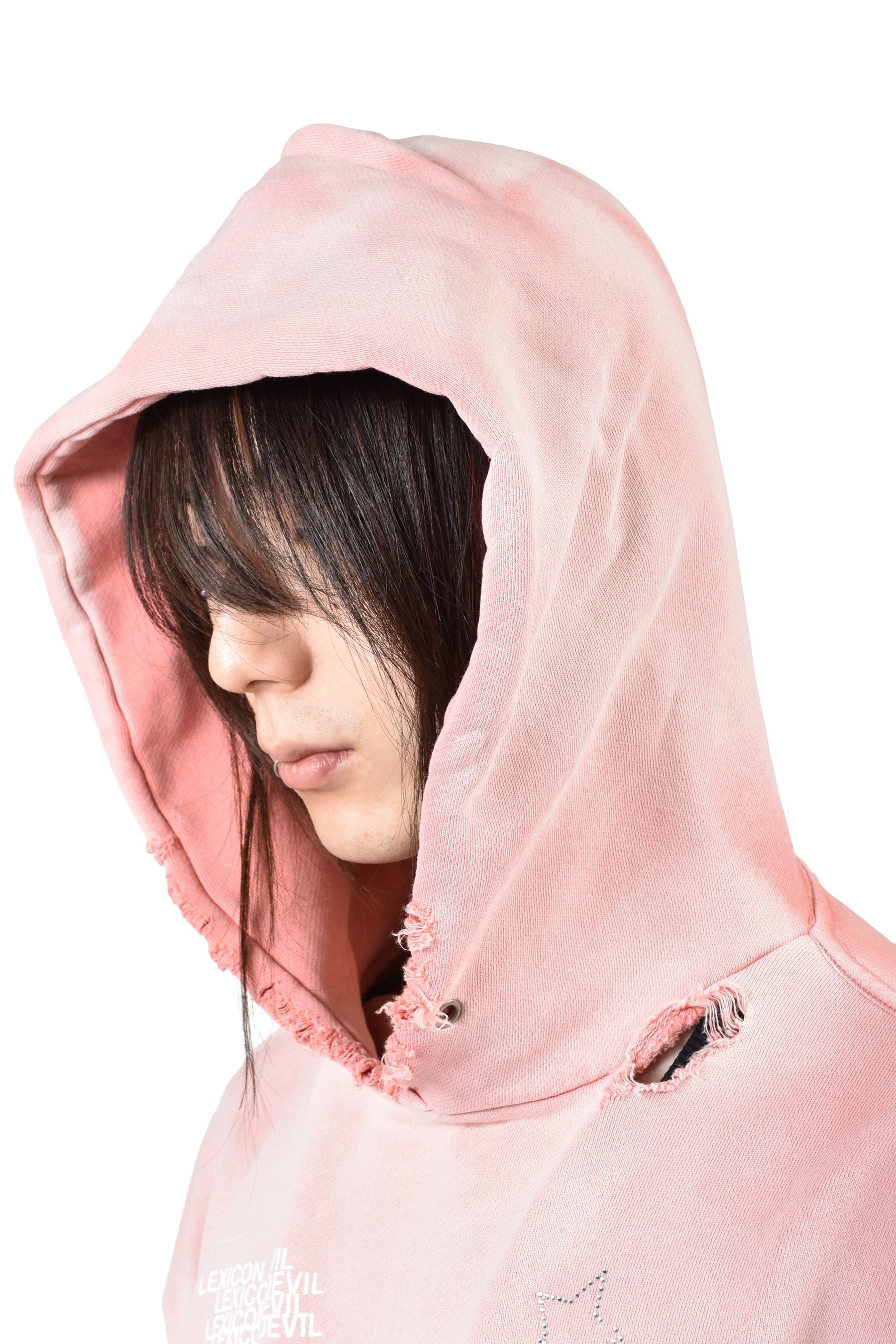 OKI DOG HOODED SWEATSHIRT / PNK