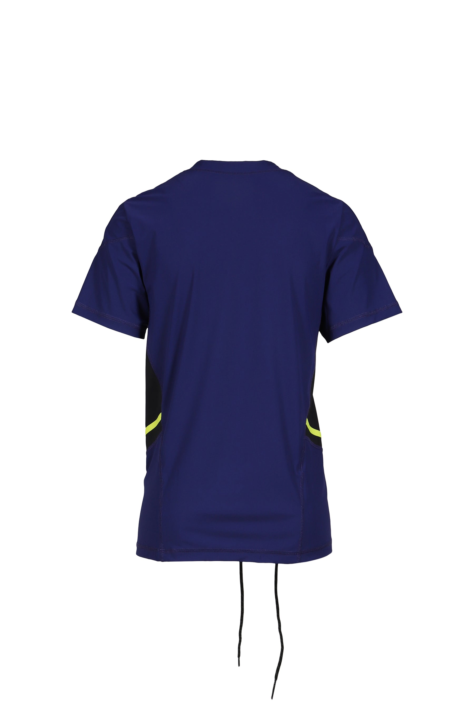 WOMENS LACE UP FOOTBALL TOP / BLU NVY BLU