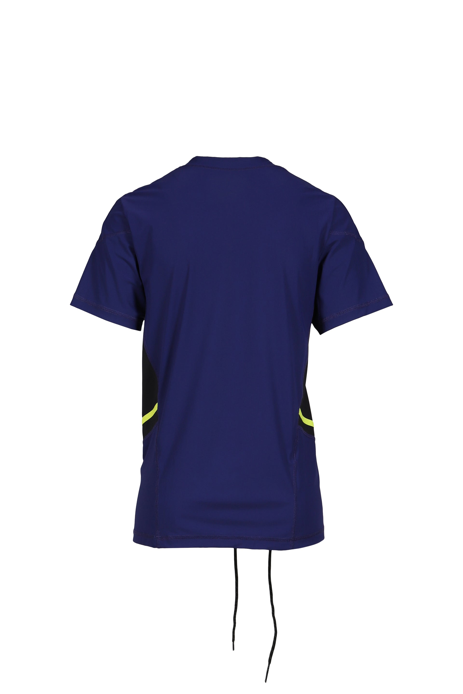 WOMENS LACE UP FOOTBALL TOP / BLU NVY BLU