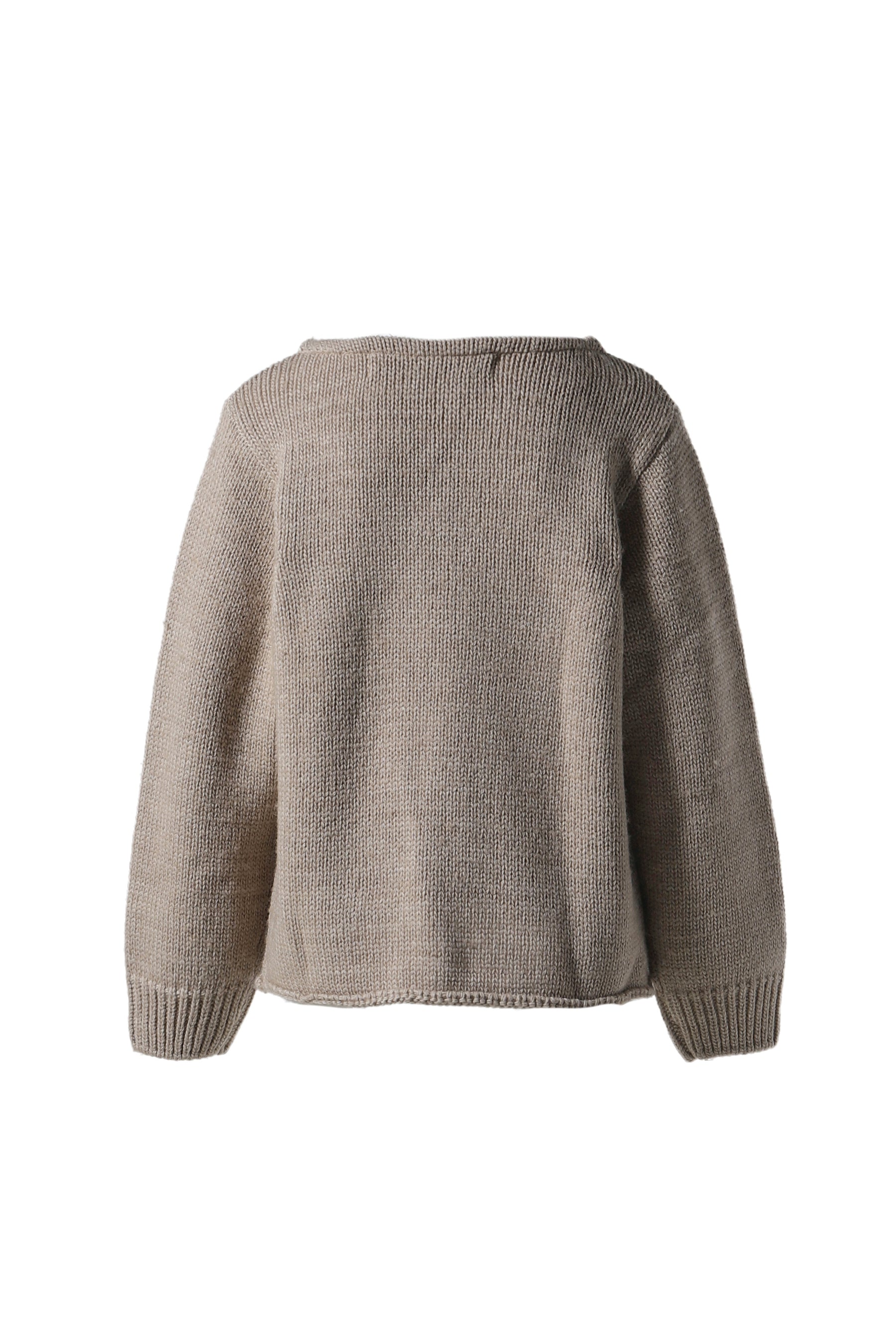 BOATNECK BASIC SWEATER / BEI