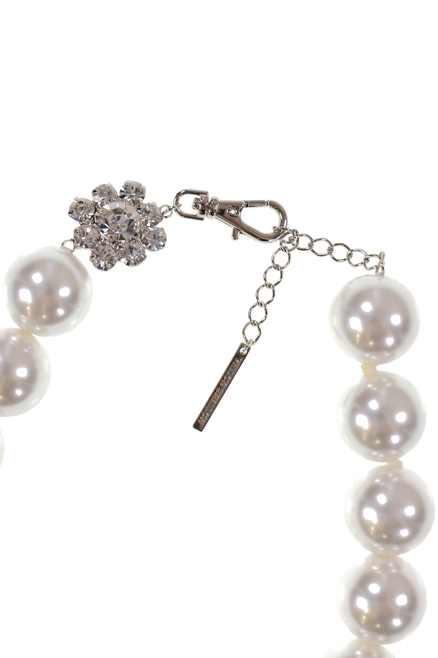 CHERRY BLOSSOMS PEARL NECKLACE 01 / WHT