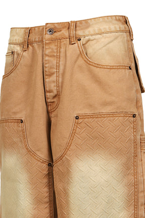 DOUBLE KNEE HOLSTER SHORTS / BEI