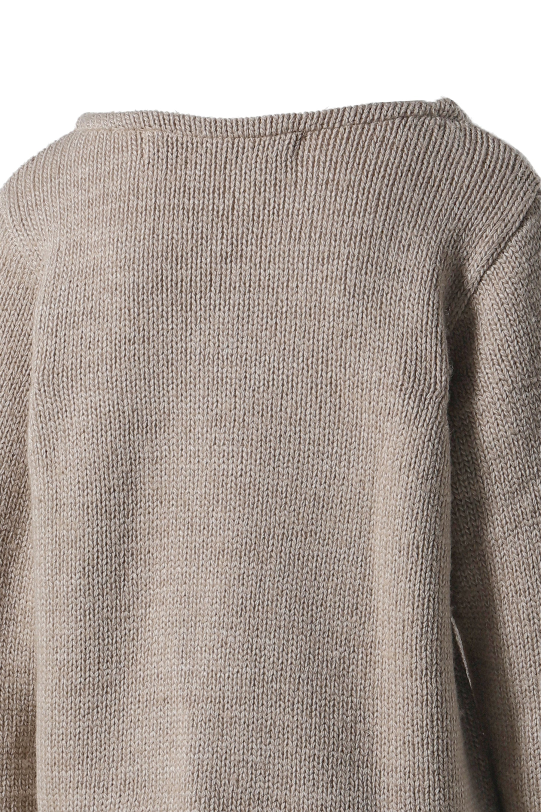 BOATNECK BASIC SWEATER / BEI