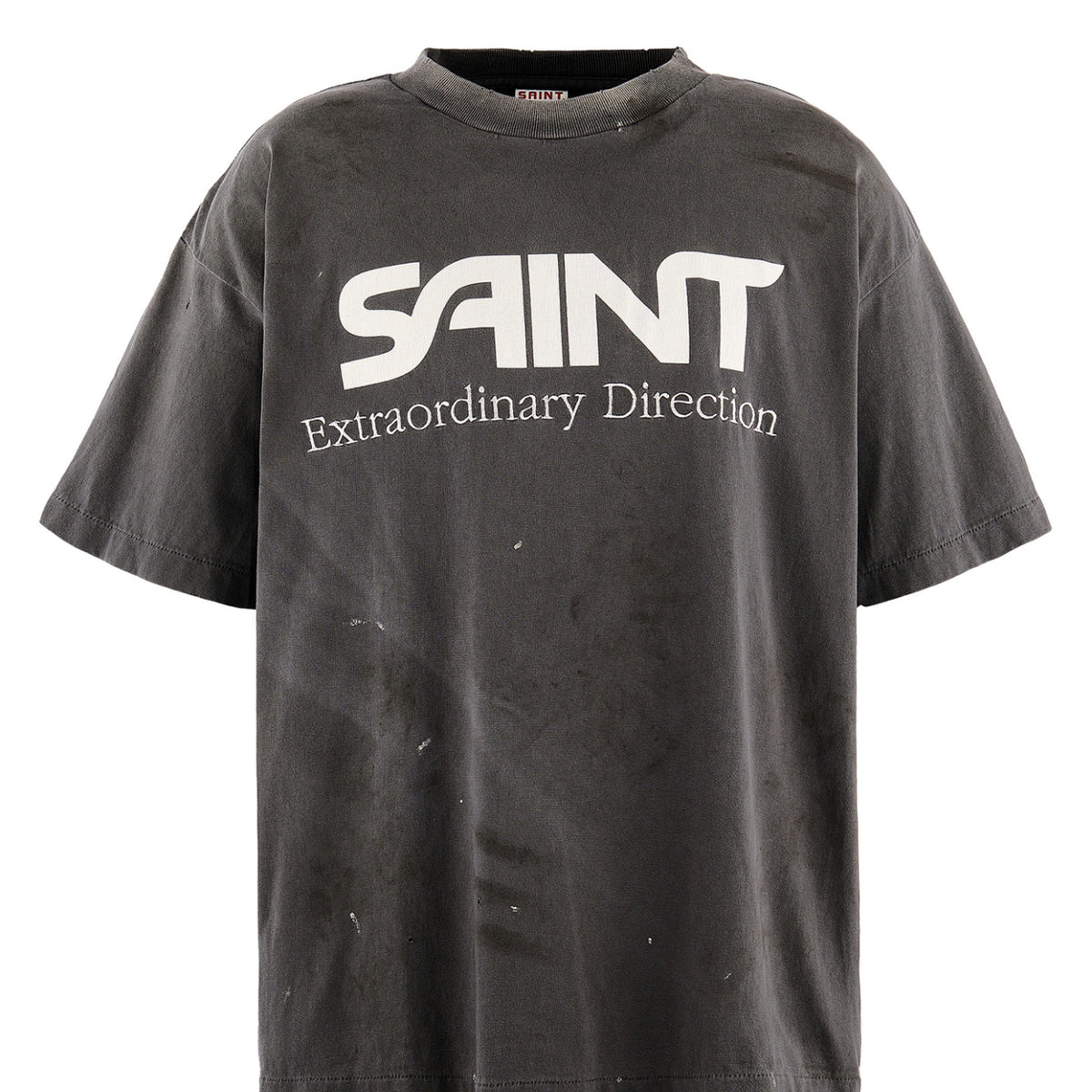 SAINT MxxxxxxセントマイケルTシャツ SAINT Mxxxxxx セントマイケル FW26 SS T-SHIRT/EMBROIDERY / BLK