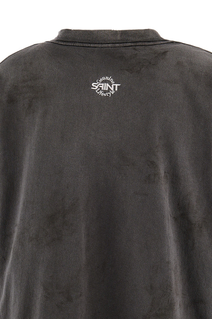 SS T-SHIRT/EMBROIDERY / BLK