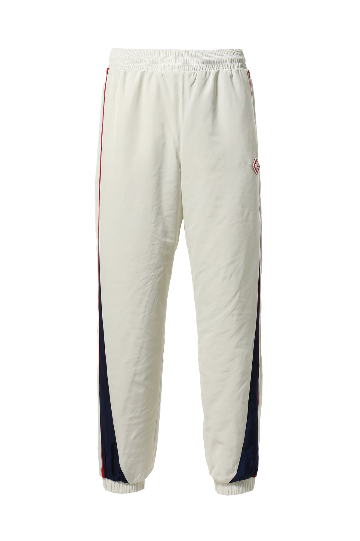 Casablanca SIDE PANELLED SHELL SUIT TRACK PANT / WHT