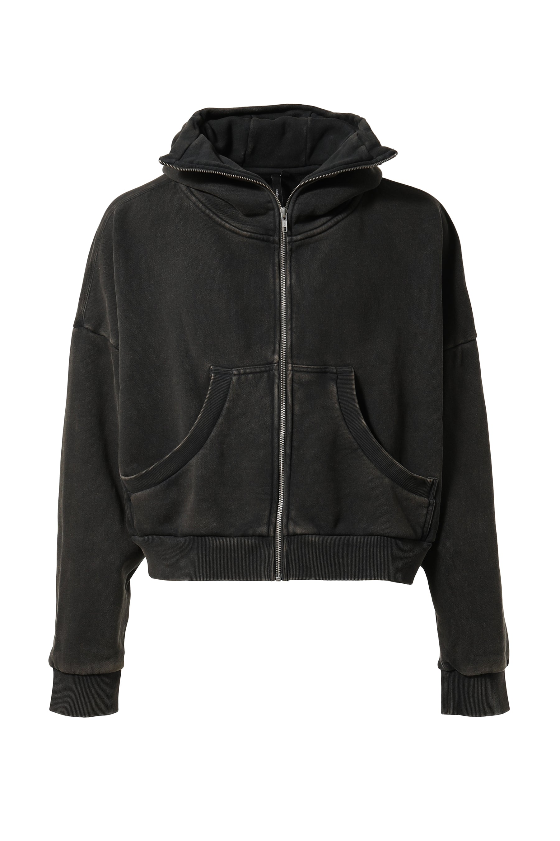 entire studios SS23 FULL ZIP / WASHED BLK -NUBIAN