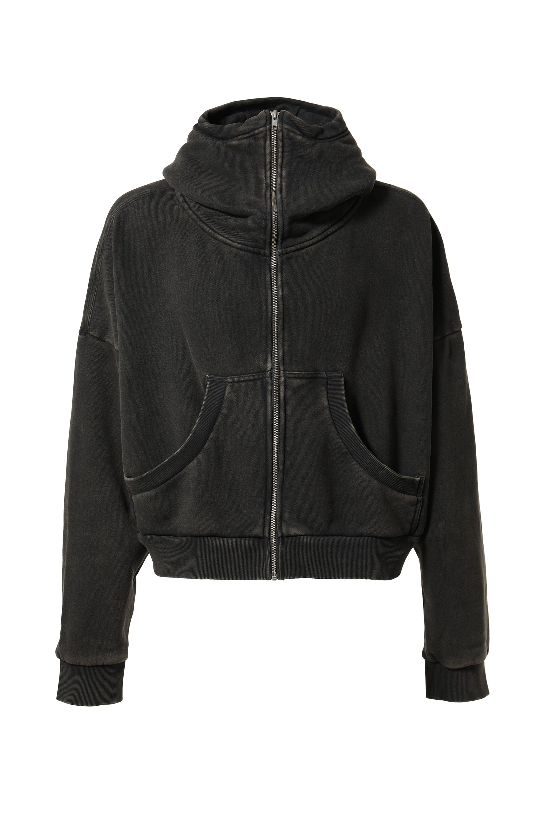 entire studios エンタイア・スタジオ SS23 FULL ZIP / WASHED BLK -NUBIAN