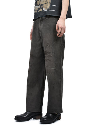 SOSO’S REPAIRED TROUSERS / FADED BLK