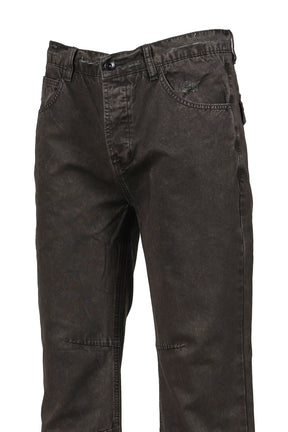 DARTED JEANS / MUD