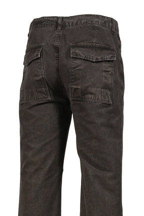 DARTED JEANS / MUD