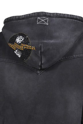 ARMY ZIP HOODY / BLACK