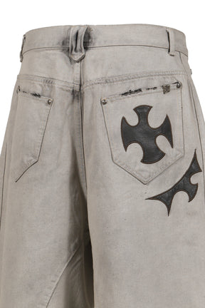 ASH DELUXE DENIM SHORT / GRY 