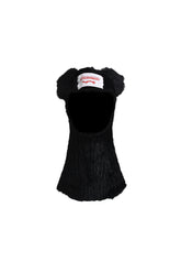 FLUFFY EARS BALACLAVA / BLK