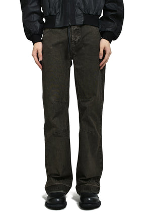 DARTED JEANS / MUD