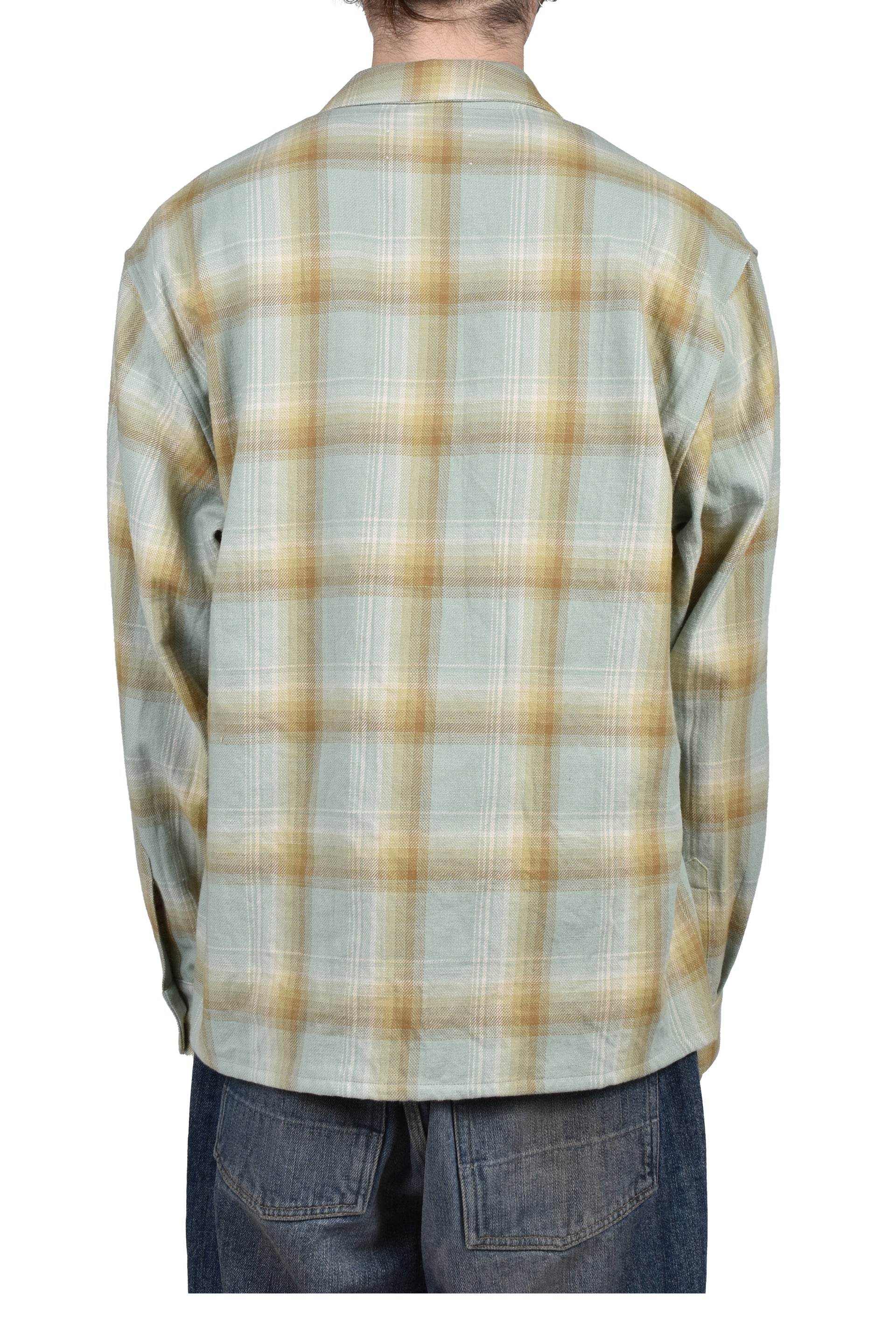 LOGAN OMBRE LS SHIRT / CHECKERED GRN