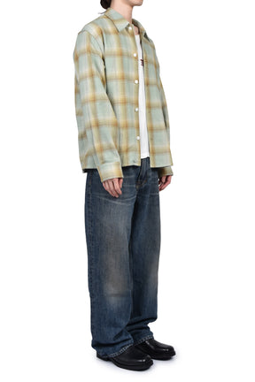 LOGAN OMBRE LS SHIRT / CHECKERED GRN