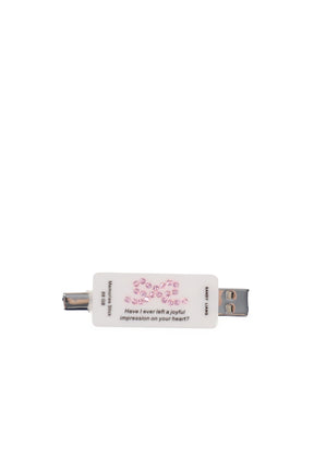 MEMORIES USB HAIRCLIP / WHT