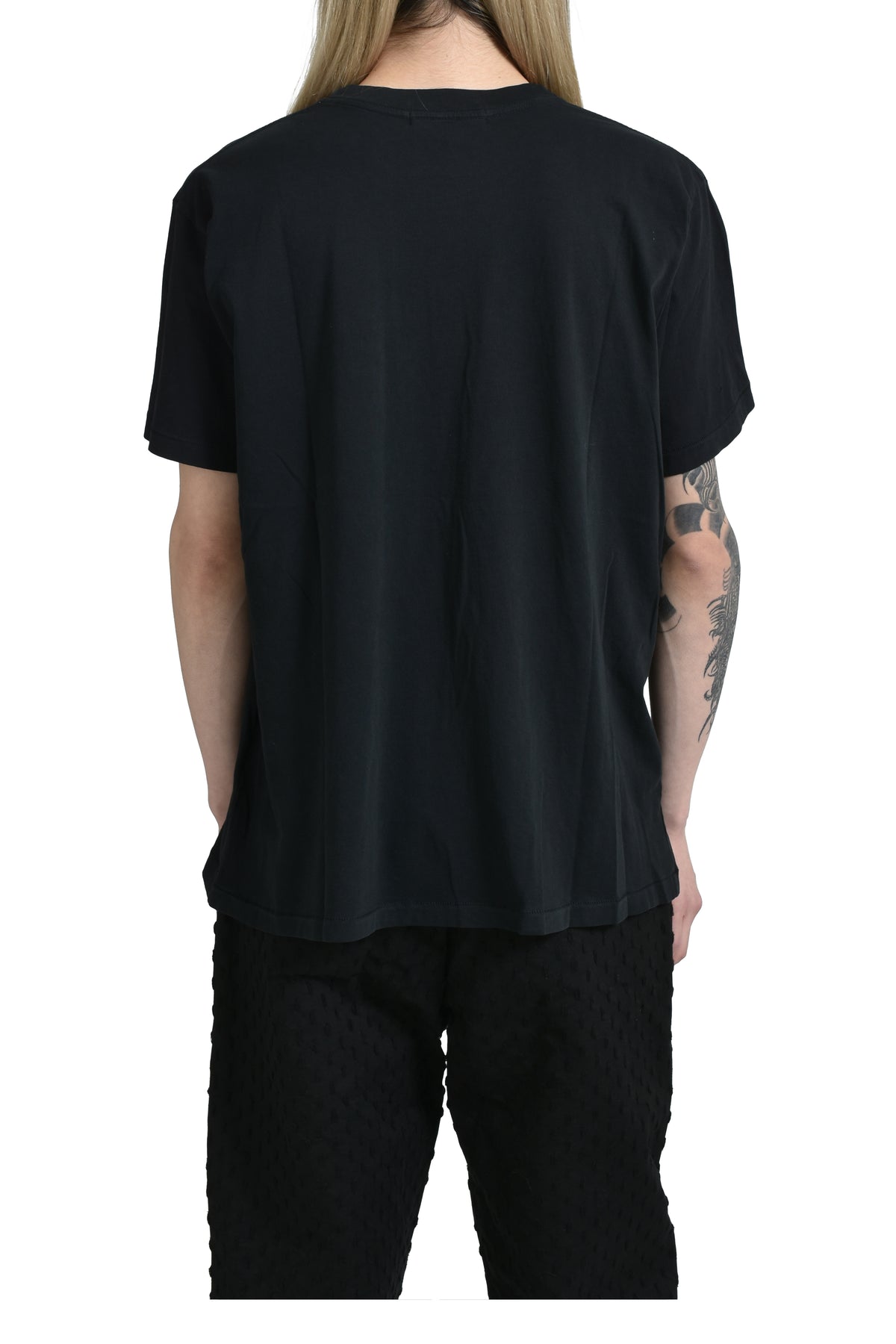 SKINS T-SHIRTS / WASHED BLK