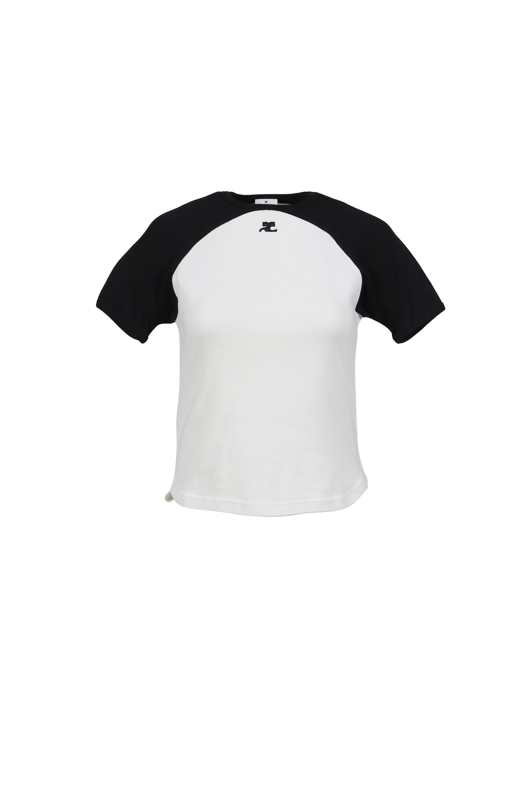 CIRCLE CONTRAST T-SHIRT / HERITAGE WHT/BLK 
