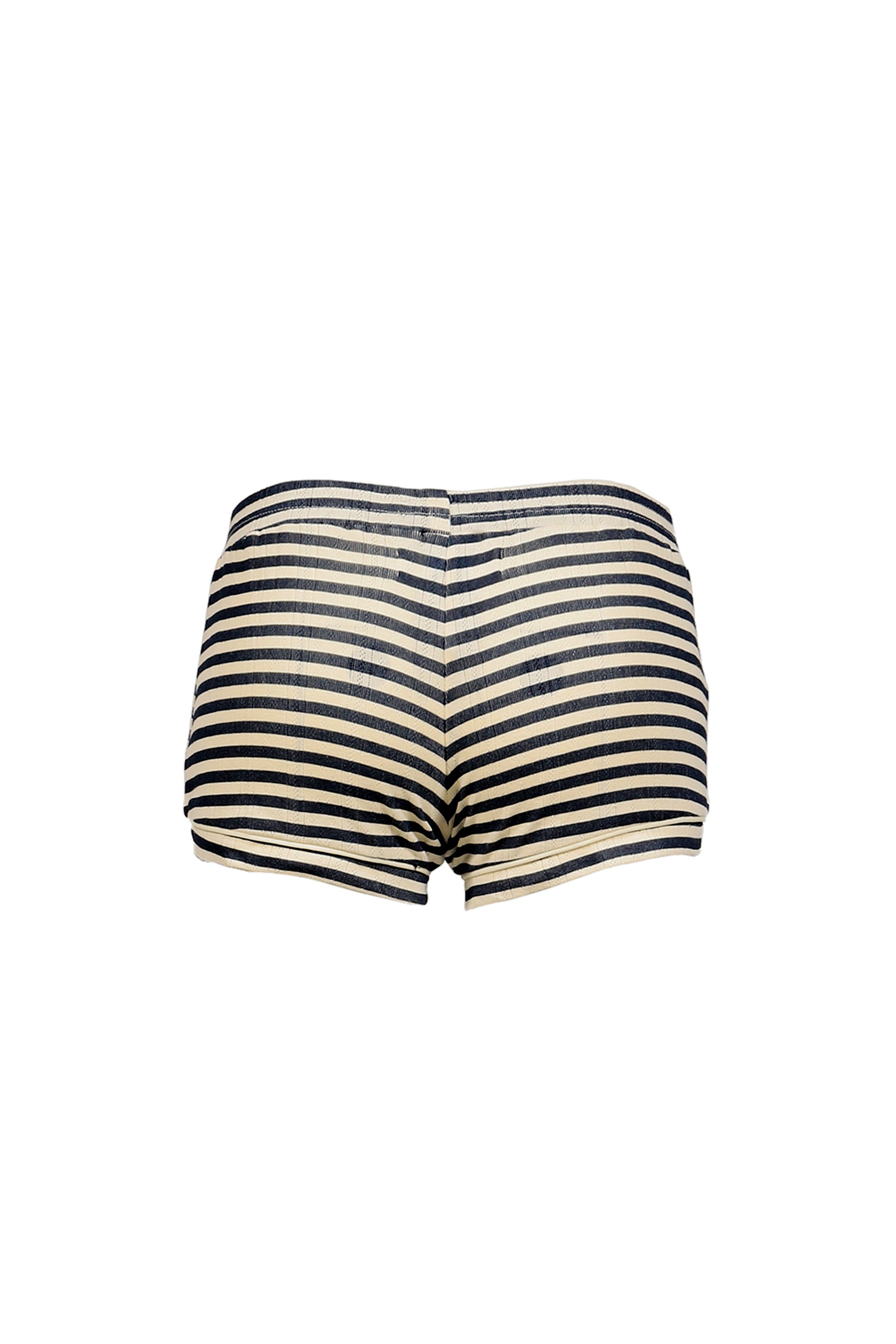 HARBOR STRIPE WOMEN'S SHORTS / BLK