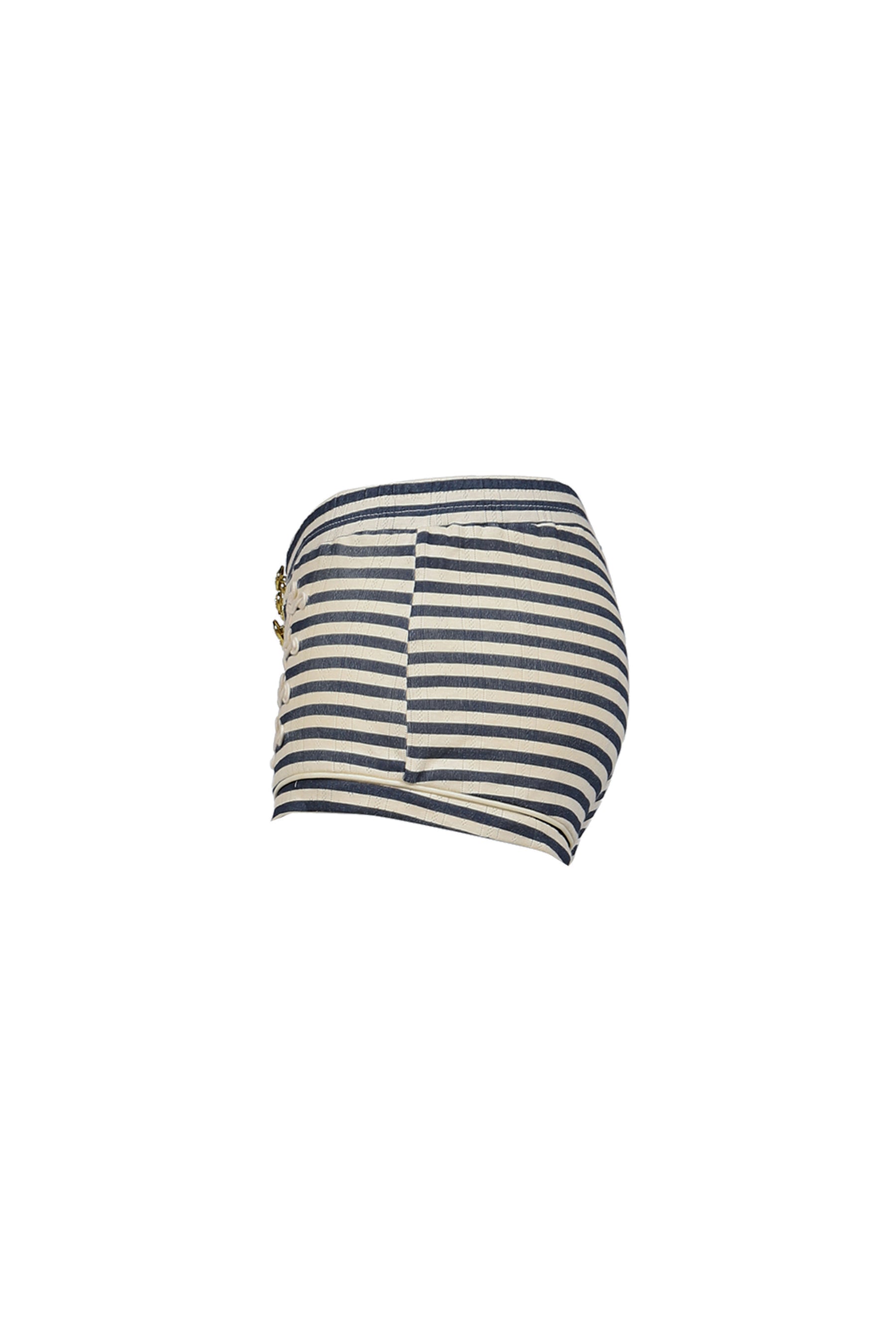 HARBOR STRIPE WOMEN'S SHORTS / BLK