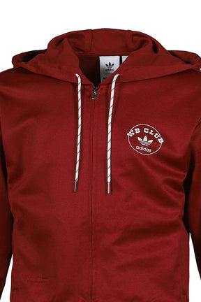 ADIDAS ORIGINALS BY WALES BONNER WB TRACK HOODIE / COLLEGE BUR