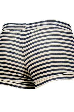 HARBOR STRIPE WOMEN'S SHORTS / BLK
