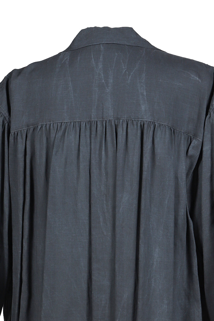 STOLE GATHER SHIRT / BLK