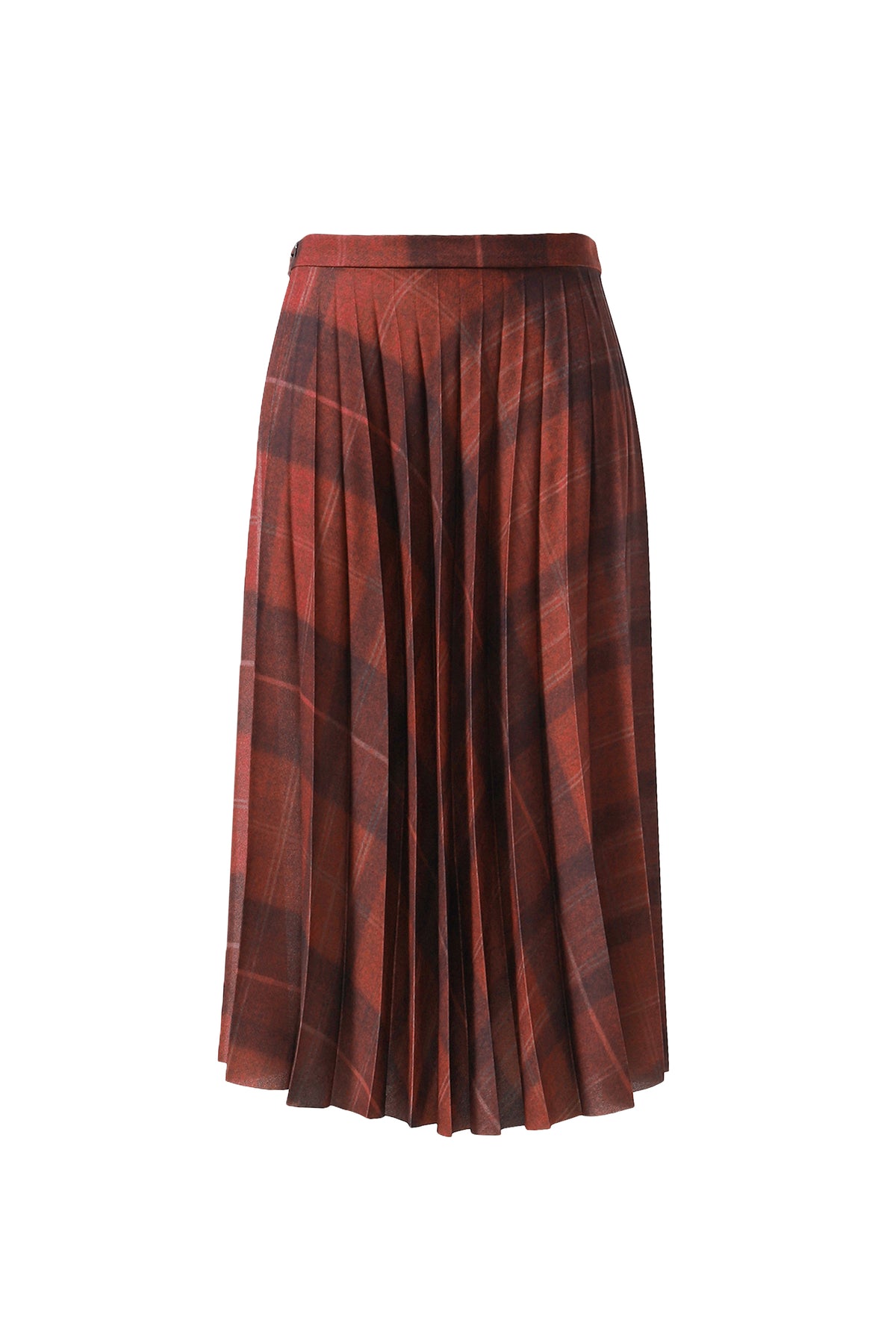 PLEATED SKIRT / RED