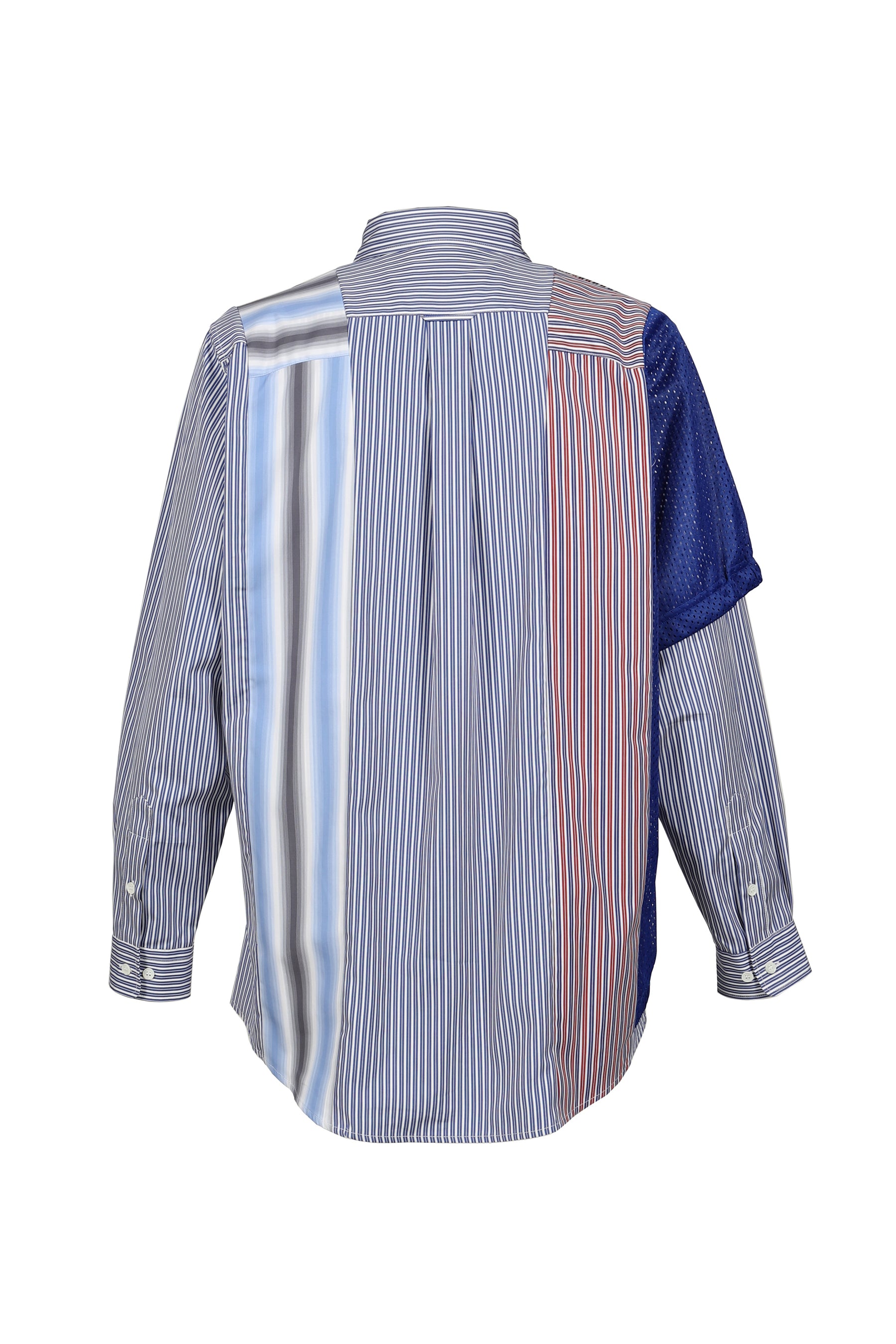 MIX SHIRT // ALL UNIQUE! / WHT/BLU