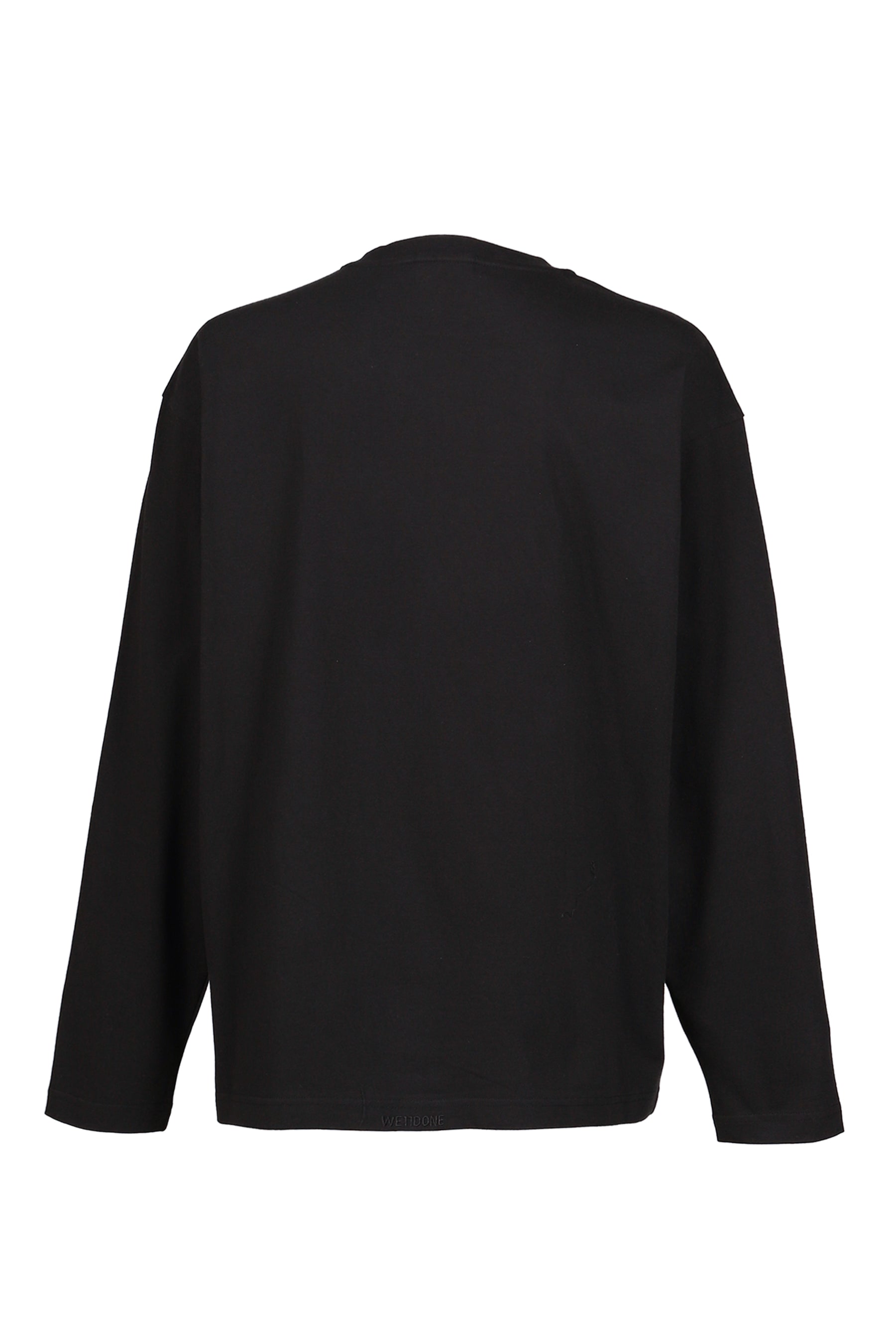 BLACK GRADIENT LOGO LONG-SLEEVED T-SHIRT / BLK