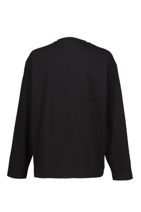 BLACK GRADIENT LOGO LONG-SLEEVED T-SHIRT / BLK