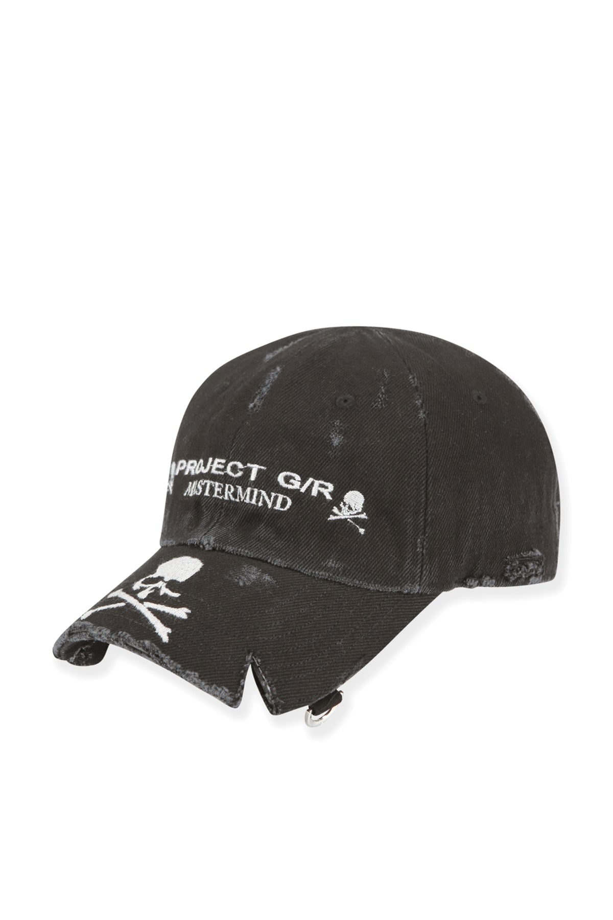 WASHED CRUSHED CAP / BLK