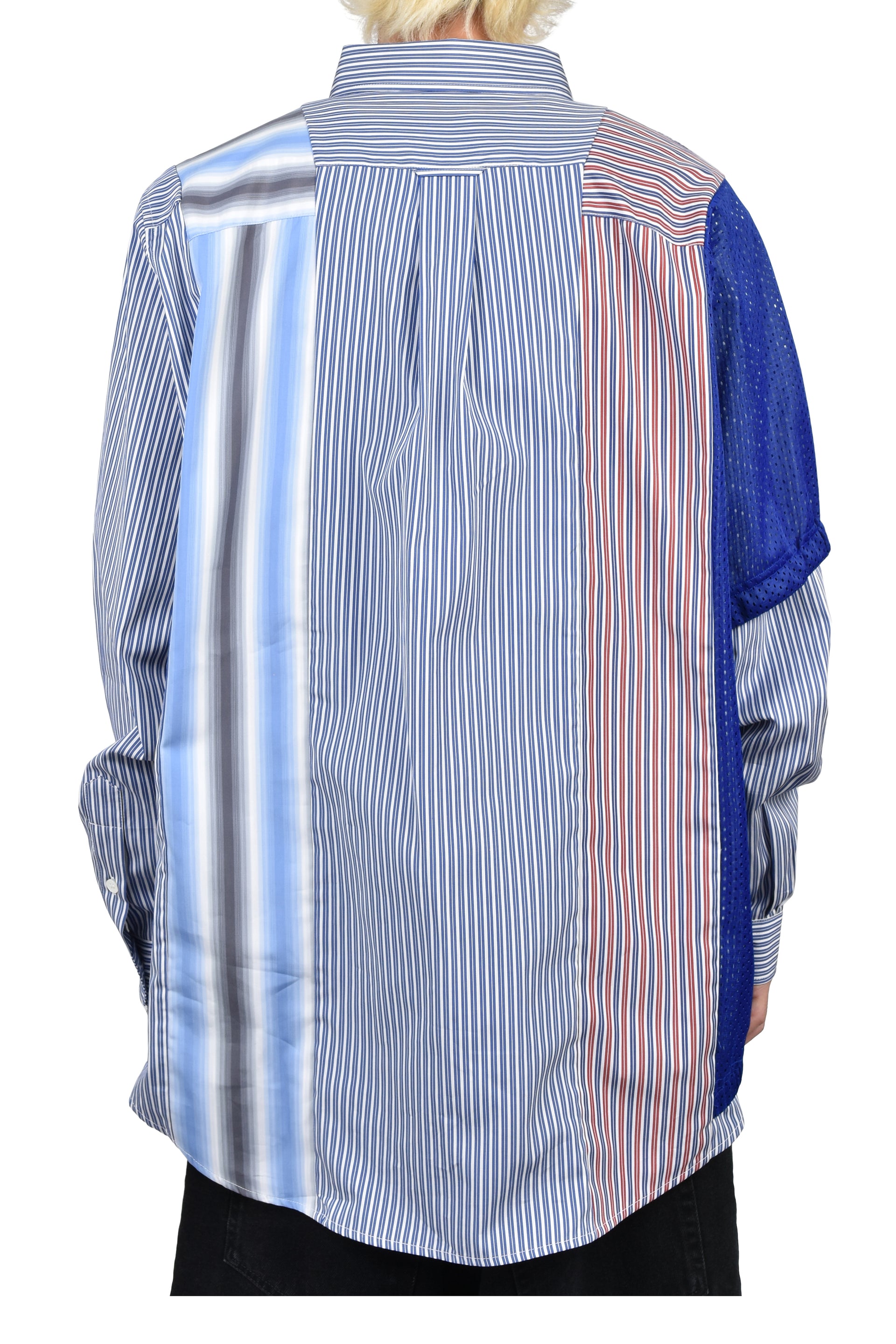 MIX SHIRT // ALL UNIQUE! / WHT/BLU