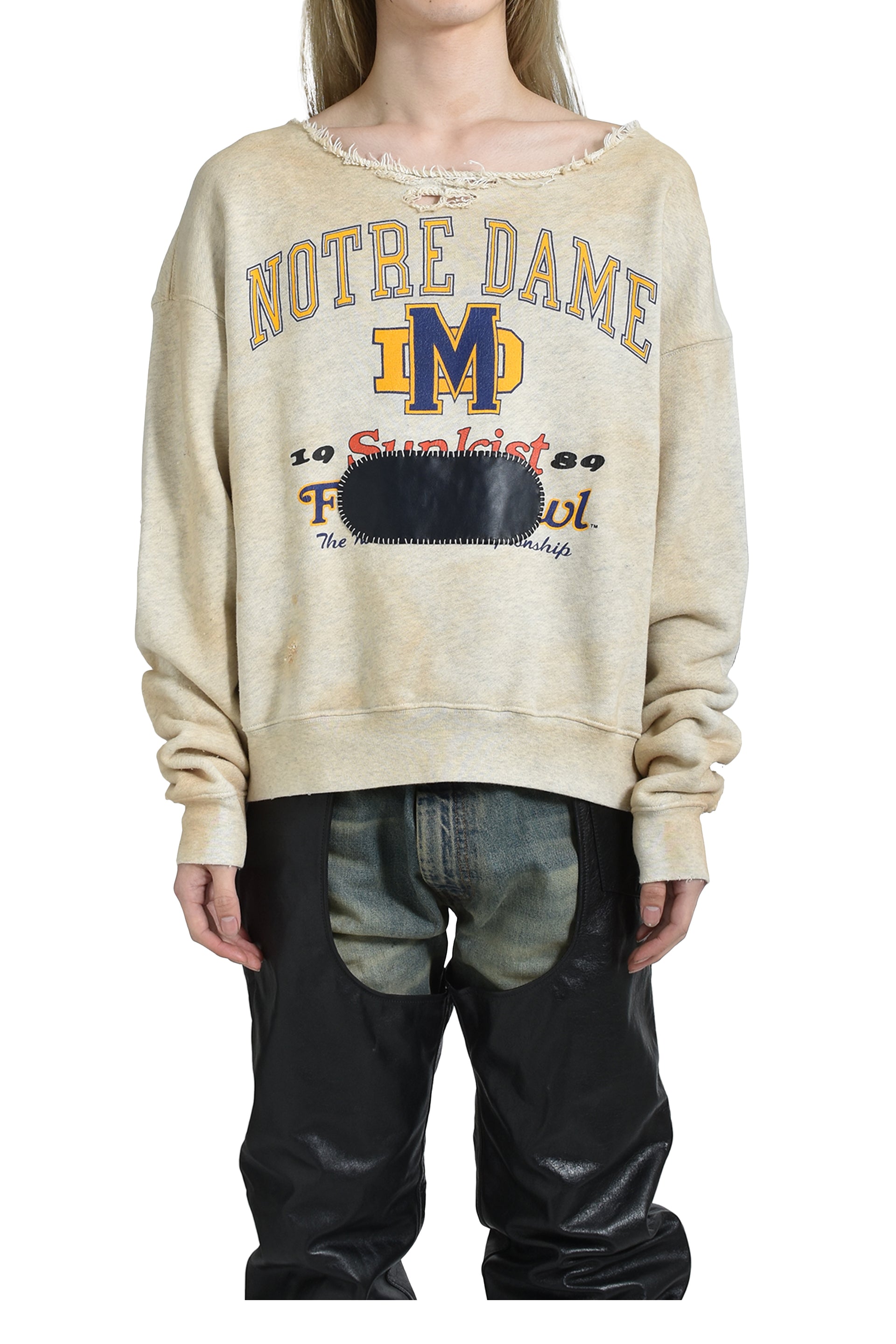 Marking Distance COLLEGIATE SWEATER / DIRT GRY