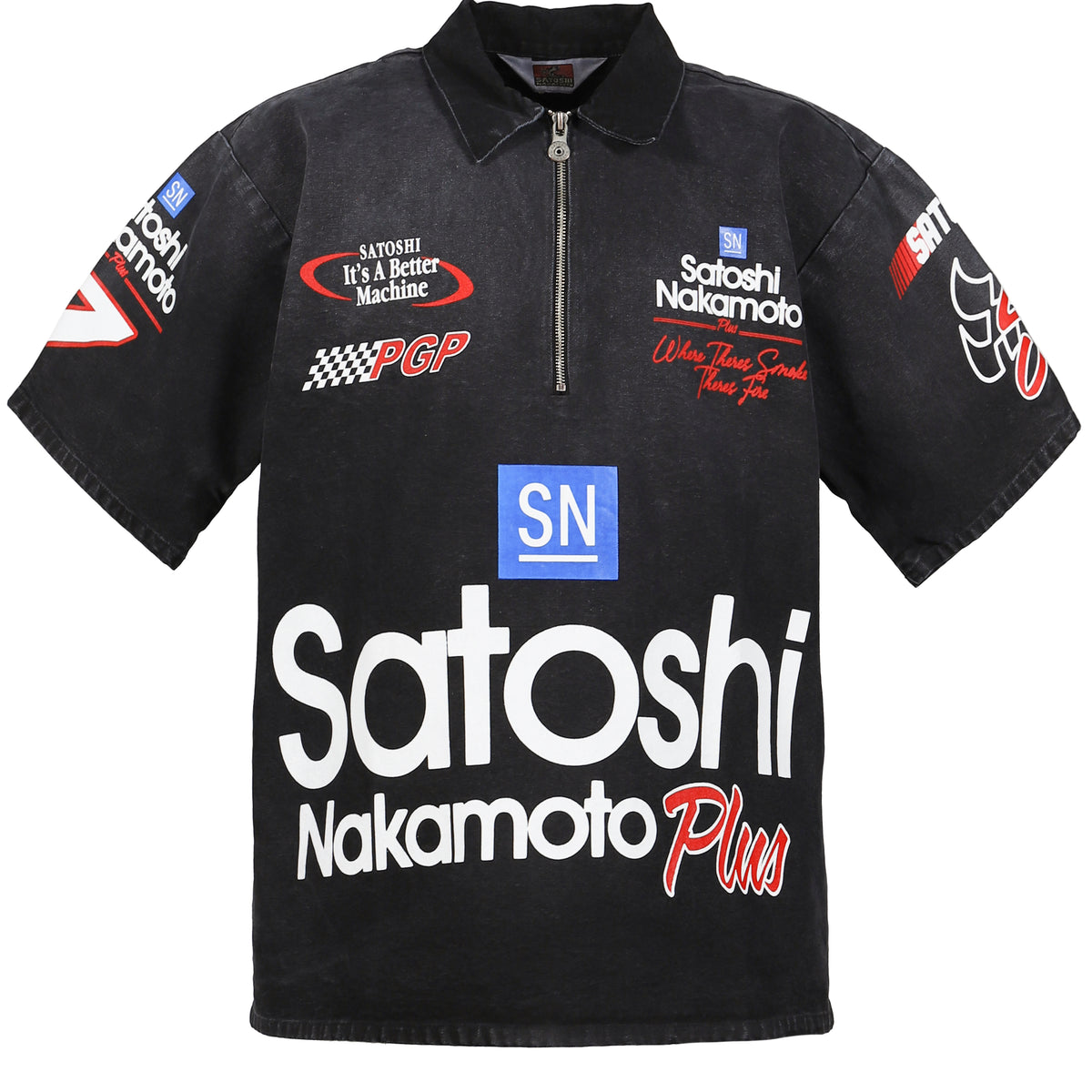 SATOSHI NAKAMOTO サトシナカモト FW25 SATOSHI MECHANIC HALF ZIP